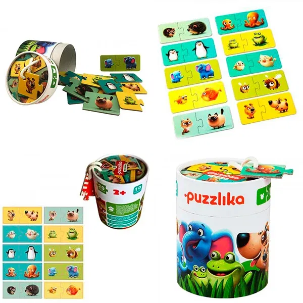 Puzzle Cubika, Familia potrivita, 2 ani+ [3]