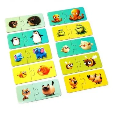 Puzzle Cubika, Familia potrivita, 2 ani+ [1]