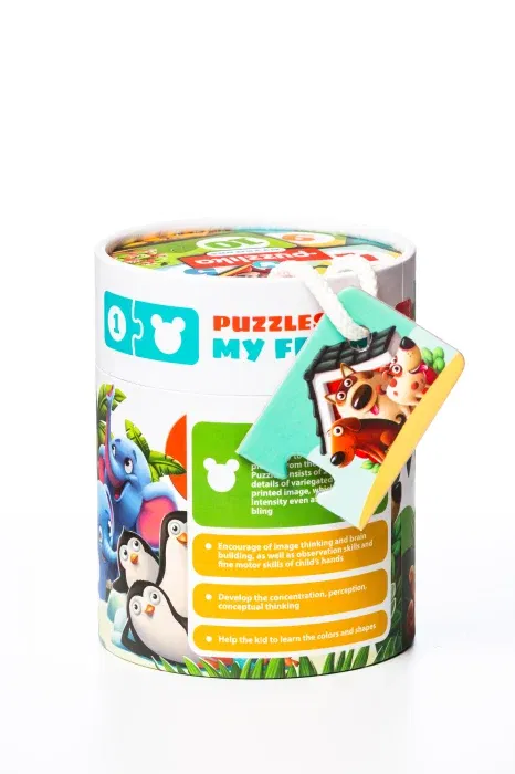 Puzzle, Cubika, Sa ne numaram prietenii, 3 ani+ [2]