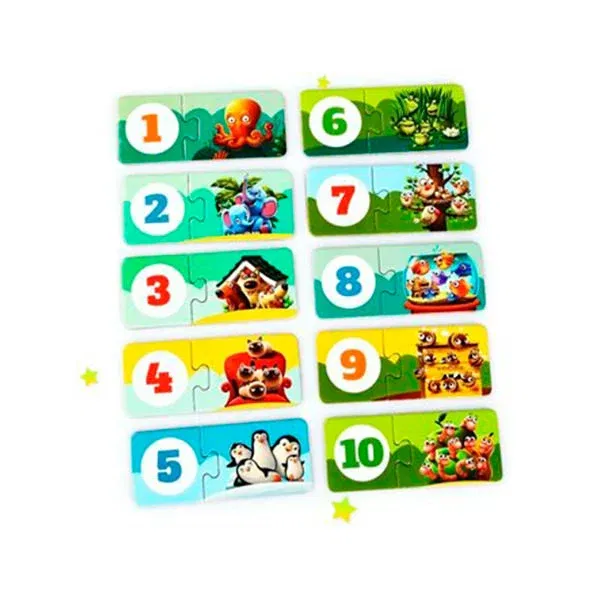 Puzzle, Cubika, Sa ne numaram prietenii, 3 ani+ [3]