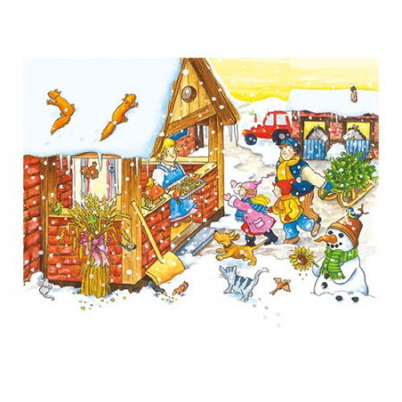 Puzzle Cuburi Anotimpuri La Ferma Copii 3 Ani+ Goki [3]