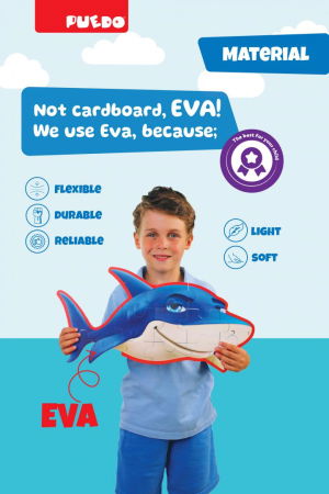 PUZZLE DIN SPUMA EVA, LUMEA MARINA, PUEDO [3]