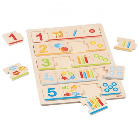 Puzzle Educativ Invatam Sa Numaram Copii 2 Ani+ Goki [1]