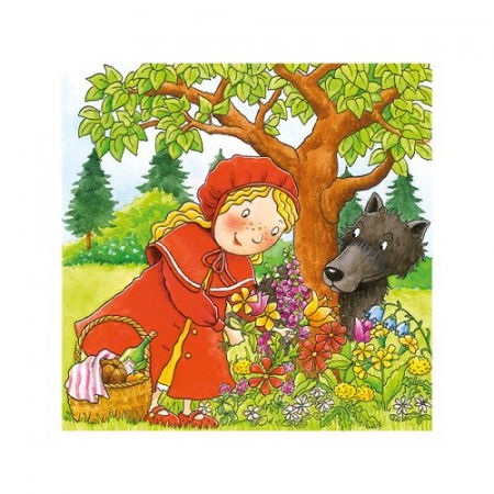 Puzzle Povesti Copii 3 Ani+ De Lemn Goki [6]