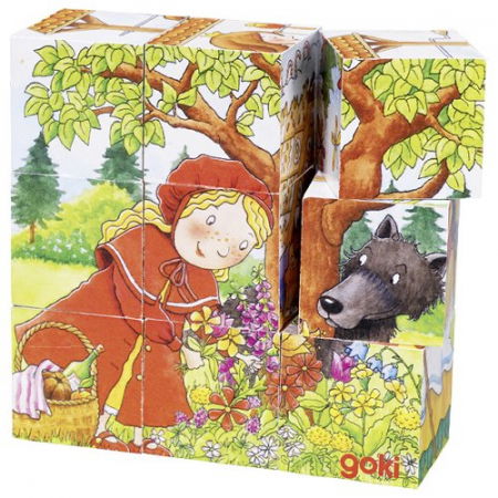 Puzzle - Puzzle Povesti Copii 3 Ani+ De Lemn Goki