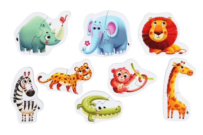 Puzzle-ul Cubika,Animalutele Africane, 2 ani+ [1]