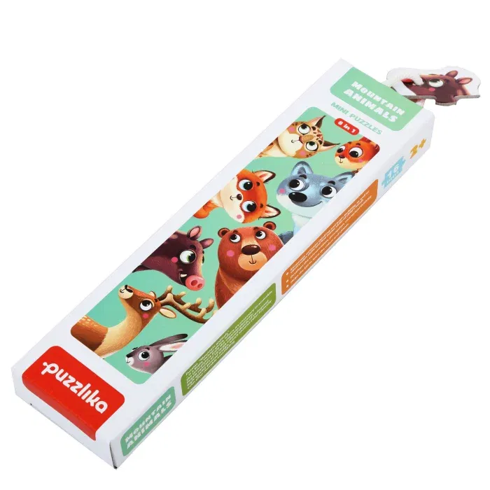 Puzzle - Puzzle-ul Cubika, Animalutele de la Munte, 2 ani+