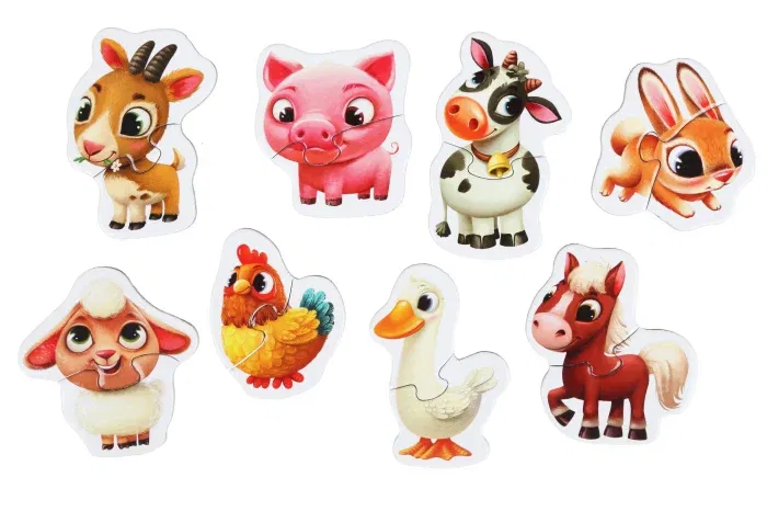 Puzzle-ul Cubika,Ferma Animalelor, 2 ani+ [1]