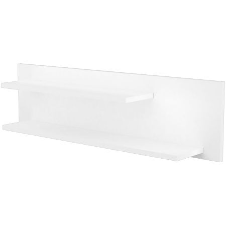 Camera Copilului - Raft dublu de perete Hubners Matei 100 cm alb