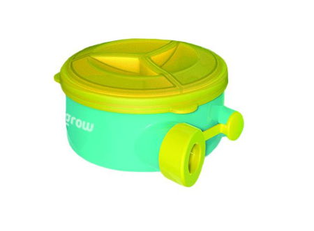 Recipient lapte praf cu 3 compartimente ,250ml, U-Grow [1]