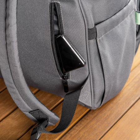 Rucsac multifunctional cu aleza pentru schimbat scutecul bebelusului, din plastic reciclat, Reer Growing Backpack 84221 [8]