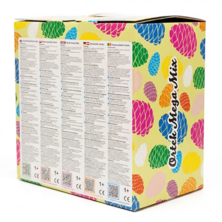 Saltea de masaj Ortek Mix Puzzle 8 piese + 8 sectoare PASTEL [3]