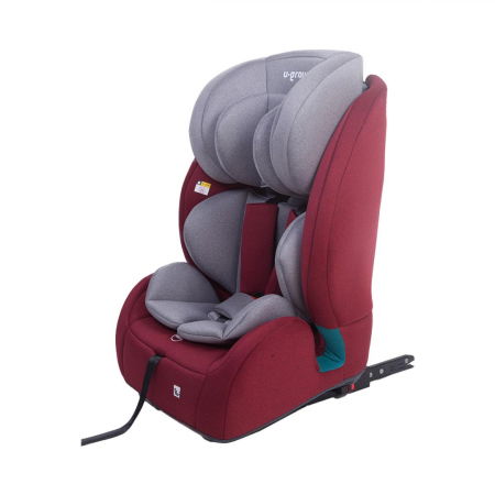 Scaun auto 76-150CM(15M-12Y), R129, isofix si top tether, rosu, U-Grow [1]