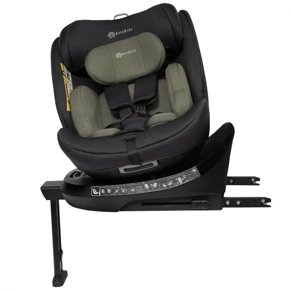 Scaune auto copii - Scaun auto Appekids, I-SIZE, 40-150 cm, Rear Facing 360°, Pro Confort - Verde