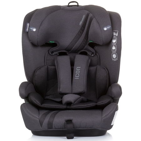 Siguranță auto copii - Scaun auto Chipolino Icon I-Size 76-150 cm granite