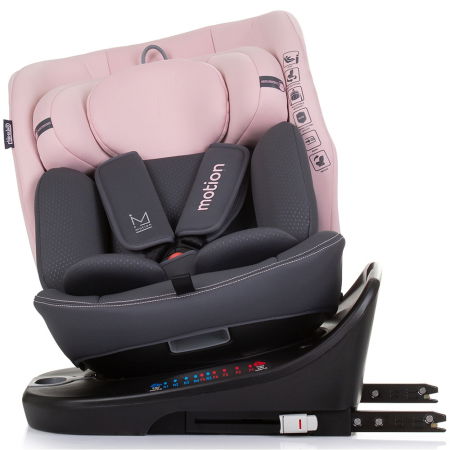 Scaun auto Chipolino Motion I-Size 40-150 cm flamingo cu sistem Isofix [4]