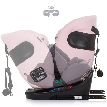 Scaun auto Chipolino Motion I-Size 40-150 cm flamingo cu sistem Isofix [5]