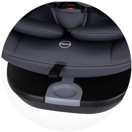 Scaun auto Chipolino Motion I-Size 40-150 cm granite cu sistem Isofix [13]