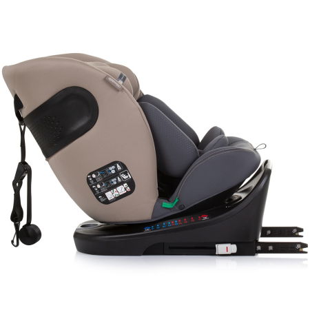 Scaun auto Chipolino Motion I-Size 40-150 cm macadamia cu sistem Isofix [6]