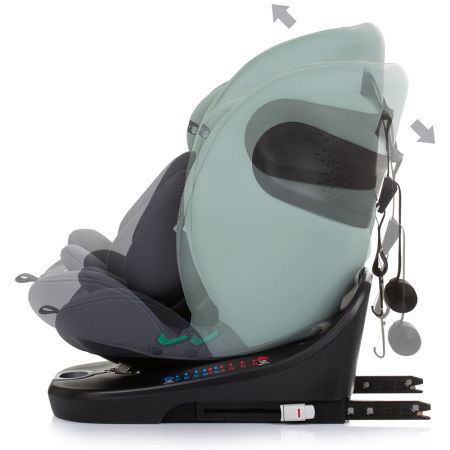 Scaun auto Chipolino Motion I-Size 40-150 cm pastel green cu sistem Isofix [3]
