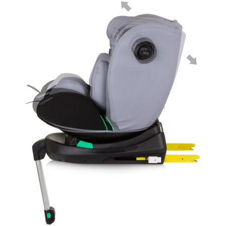 Scaun auto Chipolino Olympus I-Size 40-150 cm ash grey cu sistem Isofix [3]
