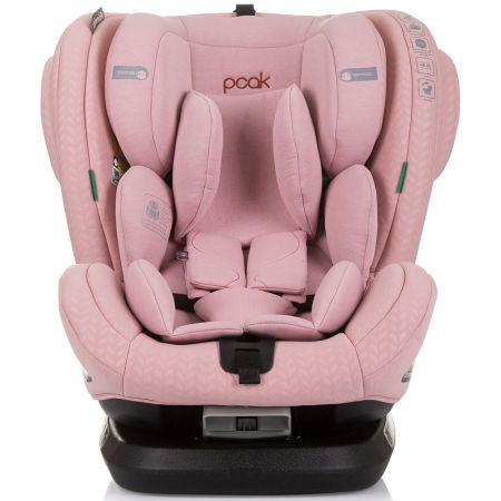 Siguranță auto copii - Scaun auto Chipolino Peak I-Size 40-150 cm flamingo cu sistem Isofix