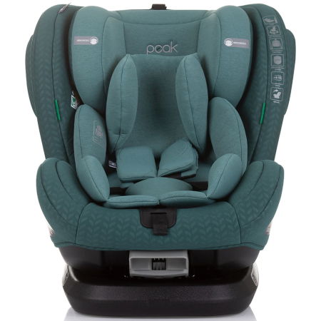 Siguranță auto copii - Scaun auto Chipolino Peak I-Size 40-150 cm pastel green cu sistem Isofix