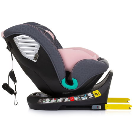 Scaun auto Chipolino Supreme I-Size 40-150 cm cu sistem Isofix flamingo [6]
