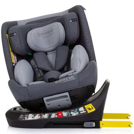 Scaun auto Chipolino Supreme I-Size 40-150 cm cu sistem Isofix granite [4]