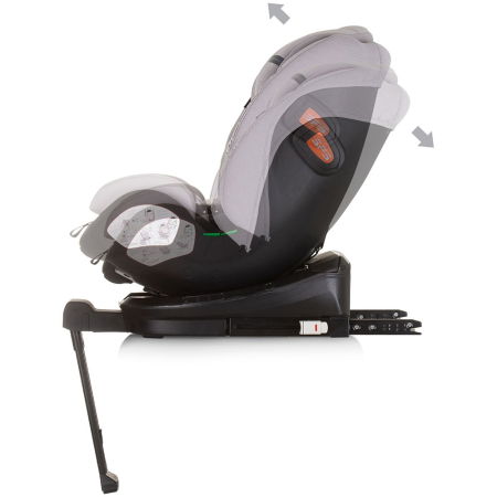 Scaun auto Chipolino Tourino I-Size 40-150 cm ash grey cu sistem Isofix [3]