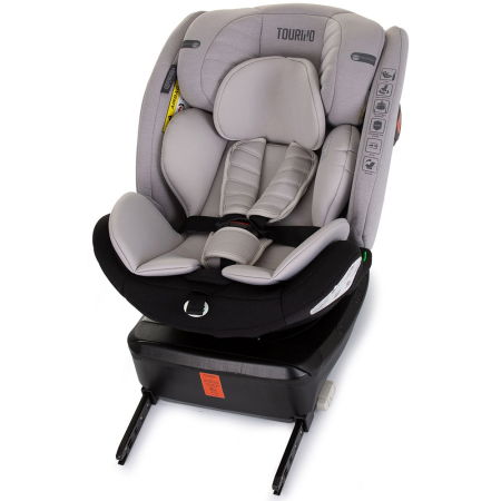 Scaun auto Chipolino Tourino I-Size 40-150 cm ash grey cu sistem Isofix [8]