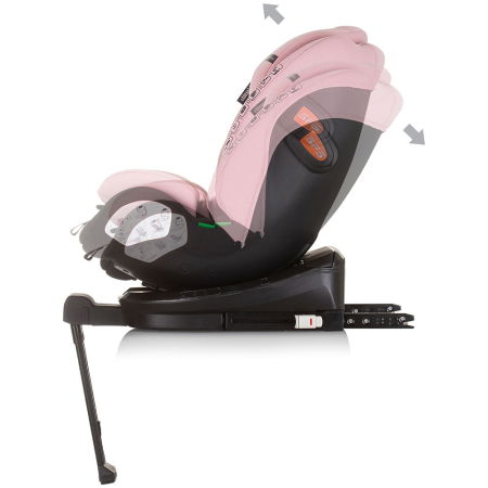 Scaun auto Chipolino Tourino I-Size 40-150 cm flamingo cu sistem Isofix [3]