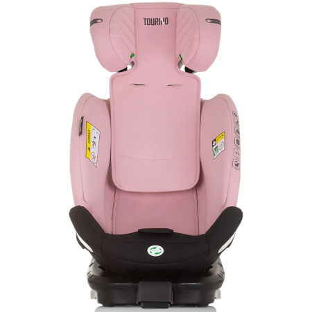 Scaun auto Chipolino Tourino I-Size 40-150 cm flamingo cu sistem Isofix [7]