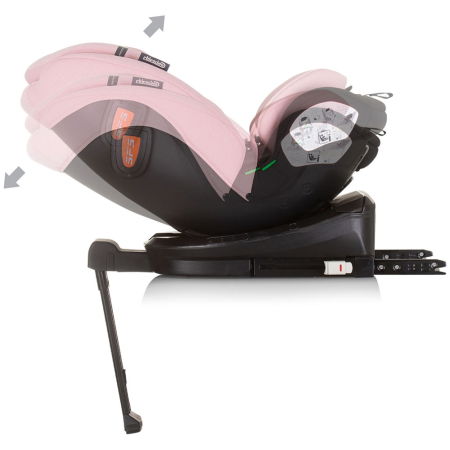 Scaun auto Chipolino Tourino I-Size 40-150 cm flamingo cu sistem Isofix [6]