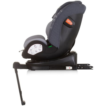 Scaun auto Chipolino Tourino I-Size 40-150 cm grey mix cu sistem Isofix [2]