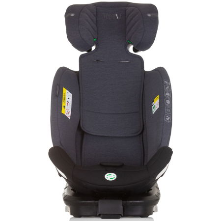 Scaun auto Chipolino Tourino I-Size 40-150 cm grey mix cu sistem Isofix [7]