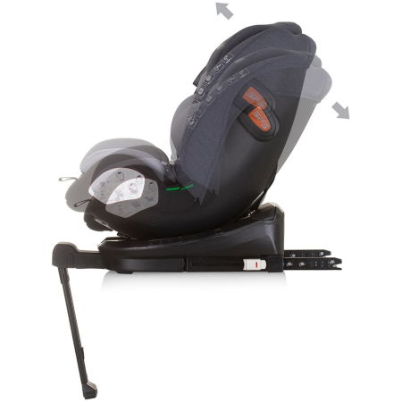 Scaun auto Chipolino Tourino I-Size 40-150 cm grey mix cu sistem Isofix [3]