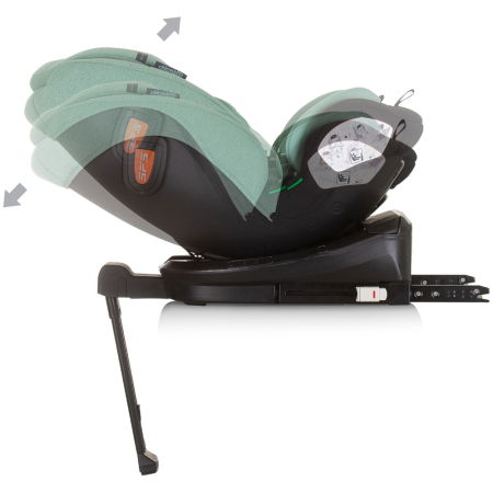 Scaun auto Chipolino Tourino I-Size 40-150 cm pastel green cu sistem Isofix [6]