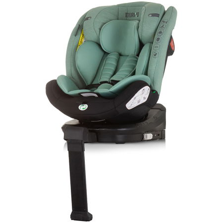 Siguranță auto copii - Scaun auto Chipolino Tourino I-Size 40-150 cm pastel green cu sistem Isofix