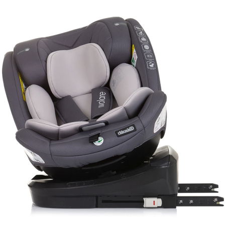 Scaun auto Chipolino Volare I-Size 40-150 cm granite cu sistem Isofix [4]