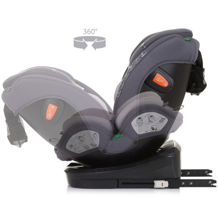 Scaun auto Chipolino Volare I-Size 40-150 cm granite cu sistem Isofix [5]