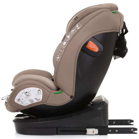 Scaun auto Chipolino Volare I-Size 40-150 cm macadamia cu sistem Isofix [2]