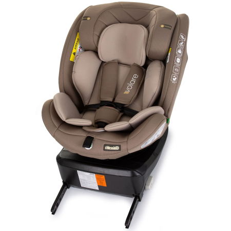 Scaun auto Chipolino Volare I-Size 40-150 cm macadamia cu sistem Isofix [8]