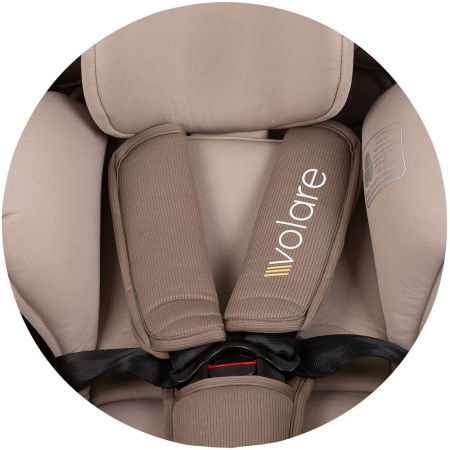 Scaun auto Chipolino Volare I-Size 40-150 cm macadamia cu sistem Isofix [15]