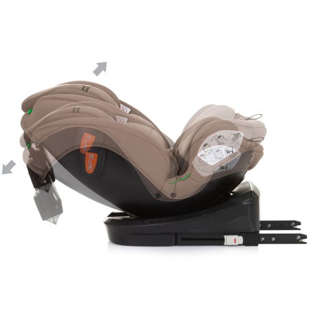 Scaun auto Chipolino Volare I-Size 40-150 cm macadamia cu sistem Isofix [7]
