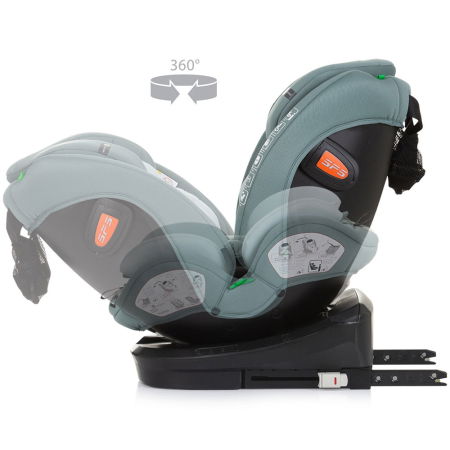 Scaun auto Chipolino Volare I-Size 40-150 cm pastel green cu sistem Isofix [5]