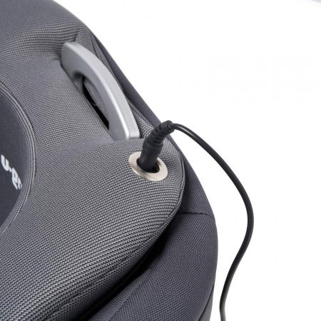 Scaun auto I-size U-Grow Goldfix Plus, isofix, 76-150 cm (9-36 kg), boxa bluetooth, gri [11]