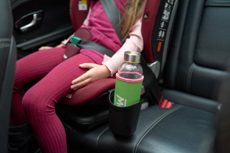 Scaun auto I-size U-Grow Goldfix Plus, isofix, 76-150 cm (9-36 kg), boxa bluetooth, rosu [14]