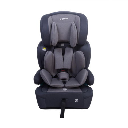 Scaune auto copii - Scaun auto/inaltator 76-150CM(15M-12Y), R129, isofix, gri, U-Grow