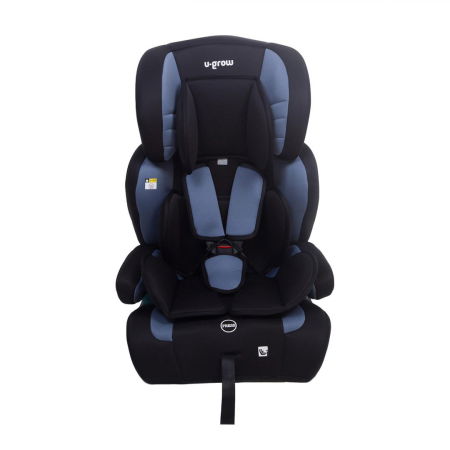 Siguranță auto copii - Scaun auto/inaltator, 76-150CM(15M-12Y), R130, gri/blue, U-Grow